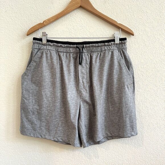 Chubbies Heathered Grey Soft Stretchy Drawstring Athletic Shorts 5.5 Inseam Sz L - Picture 1 of 9